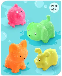 Babyhug Bath In Style Squeezy Toy Set Pet Animals Pack...