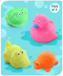 Babyhug Bath In Style Squeezy Toy Set Aquatic Animals...