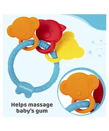 Bembika Deer Shape Baby Teether Toy -Pink