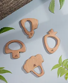 Baby Moo Monkey Pulling Toy With Teether - Multicolour