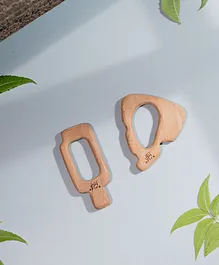 BIBS De Lux Pacifier Soother Round Silicone Nipple...