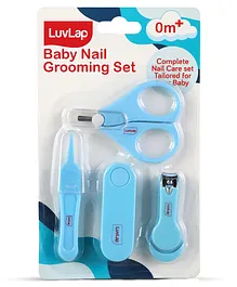 LuvLap Baby Grooming Scissors & Nail Clipper Set/Kit,
