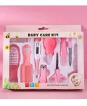 Baby Care Grooming Kit 10 Pieces - Pink