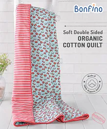 Moms Home Organic Cotton Baby AC Quilt Lion Print -...