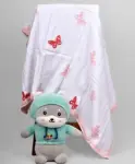 Divine Casa 120 GSM Ultrasoft Cotton Baby Blanket for...