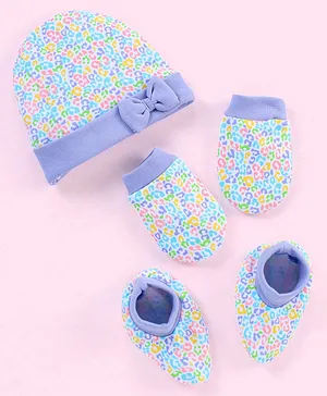 COCOON ORGANICS Cotton Pack Of 5 Anti Microbial Solid Mittens -...