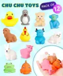 Fiddlerz Chu Chu Animal Squeeze Toys for Kids Soft and...
