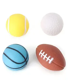 EDU KIDS TOYS Squeezy Balls Bath Toy Pack of 4 -...