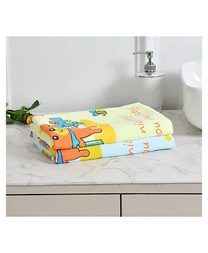 Koochie Koo Organic Cotton Face Towel Pack Of 3 - White