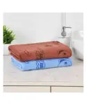 The Little Lookers 100% Cotton Printed Towel - Blue ( Print May