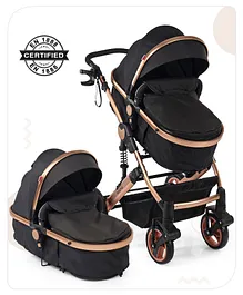 Bonfino AirLuxe Cabin Stroller - Compact Tri-fold,...