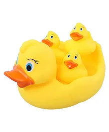 Negocio Squeeze Chu Chu Sound Bathtub Toys Pack of 4 -...