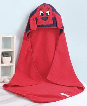 Babyhug Terry Knit Hooded Bath Towel with Star Print L 76 x B 76 cm-