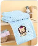 haus & kinder 100% Pure Cotton Knitted Pom Pom Blanket...
