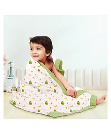 Syga Pure Soft Cotton Blanket Giraffe Print -...