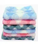 Babyhug Yarn Dyed Terry Striped Hooded Bath Towel L 76 x B 76 cm-
