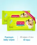 Tiffy & Toffee 99% Water Baby Wet Wipes Pack of 2 - 80...