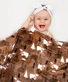 Baby Moo Little Panda 100% Muslin Cotton Blanket -...