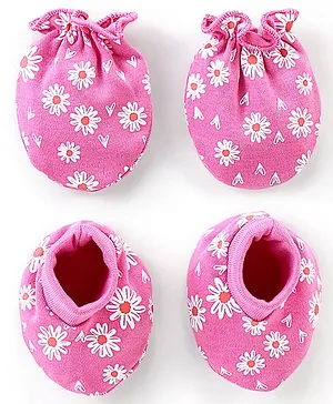 Woonie Animal Designed Handmade Crochet Booties - Peach