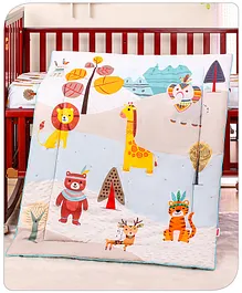 Moms Home Organic Cotton Baby Muslin 4 Layer Dohar -...