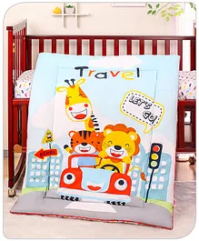 Moms Home Baby Muslin Dohar Flamingo - Multicolour