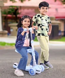 Babyhug Mickey Gyro Swing Car - Red Blue