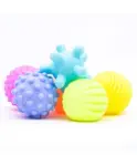 B4BRAIN Sensory Balls Toys Pack Of 6 Colourful squeaky...