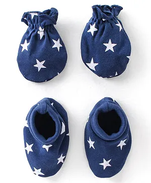 Ben Benny Interlock Knit Solid Color & Elephant Print Booties Pack of...