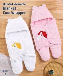 Kicks & Crawl Quilted Muslin Blanket Elephants Print -...