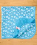 Babyhug Terry Cotton Knit Two Layer Towel with Hood Star Print L 76.2