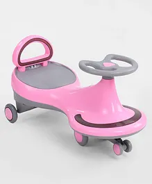 Babyhug Princess Gyro Swing Car - Purple