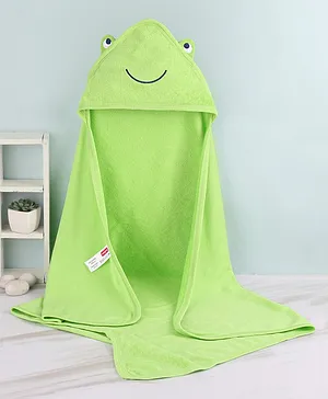 Babyhug Terry Knit Hooded Towel with With Star Print L 30 x B 30 cm -