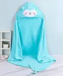 Simply Interlock Knit Bath Towel with Teddy & Text Print L 80 x B