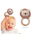 Ariro Organic Non Toxic Shapes Neem Wood Teethers Pack...
