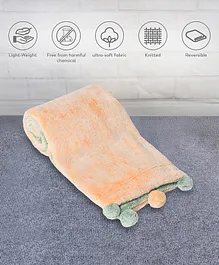 Yellow Doodle Baby In The Sky Printed Reversible...