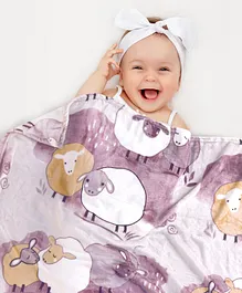 TIDY SLEEP Reversible Cotton Blanket Wrapper - Green