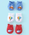 Babyoye 100% Cotton with Eco Jiva Finish Mittens &  Booties Set...