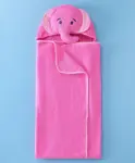 Babyhug Woven Terry Cotton Hooded Towel Lion Design L 76 x B 76 cm