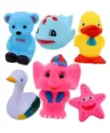 Akn Toys Big Size Funny Bath Tub Toys 6 Pieces (color...