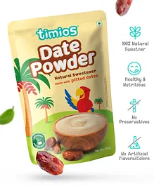 Timios 100% Organic Natural Sweetener Date Powder -