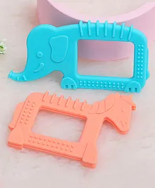 Baybee Silicone Wrist Teether Pack of 2 - Pink Violet