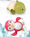 ARCADE TOYS Swimming Turtle & Penguin Wind Up Bath Toy...