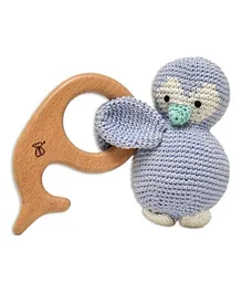 neemtoys Neem Wooden Tumbler, Dove & Rocket Shaped...