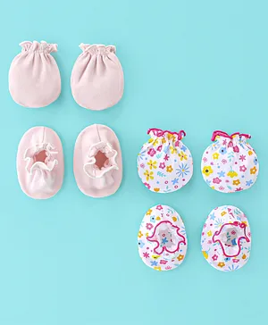 Ben Benny 100% Cotton Knit Mittens Solid Strips & Stars Print Pack...