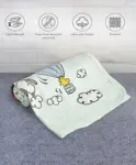Syga Pure Soft Cotton Blanket Mushroom Print -...