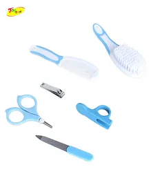 Ortis Portable Baby Care Grooming Kit Pack of 6 - Blue