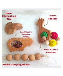 LuvLittle Baby Teething Silicone BPA Free Natural...