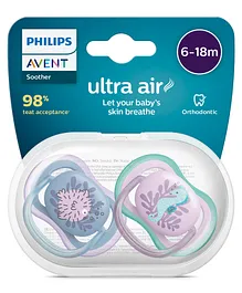 Avent SCF085/61 Soother Air Orthodontic Pacifiers Pack...