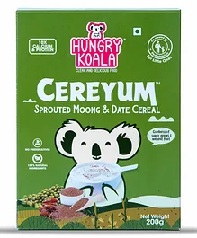 Organic Sprouted Ragi, Oats & Red Lentil Banana