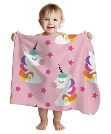 Babyhug Coral All Season Blanket - Sea Green